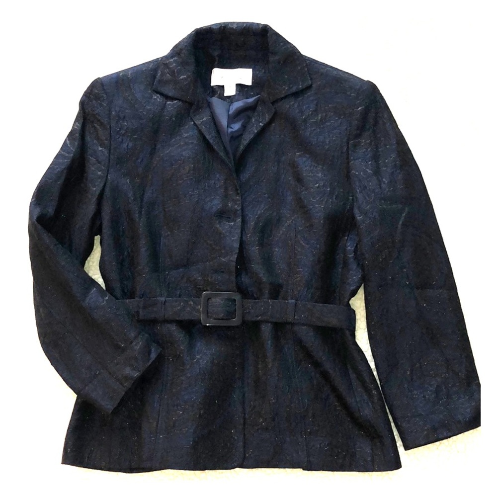 Oleg Cassini Brocade Blazer